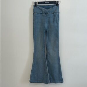 Free People Light Blue Flare Jeans